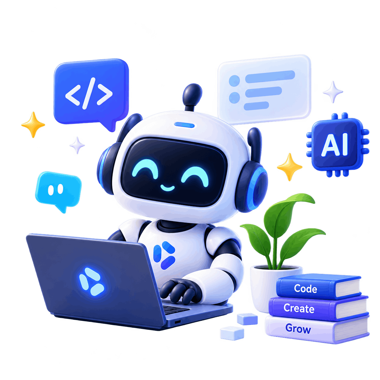 Ilustrasi robot programmer Bastanta Vicario