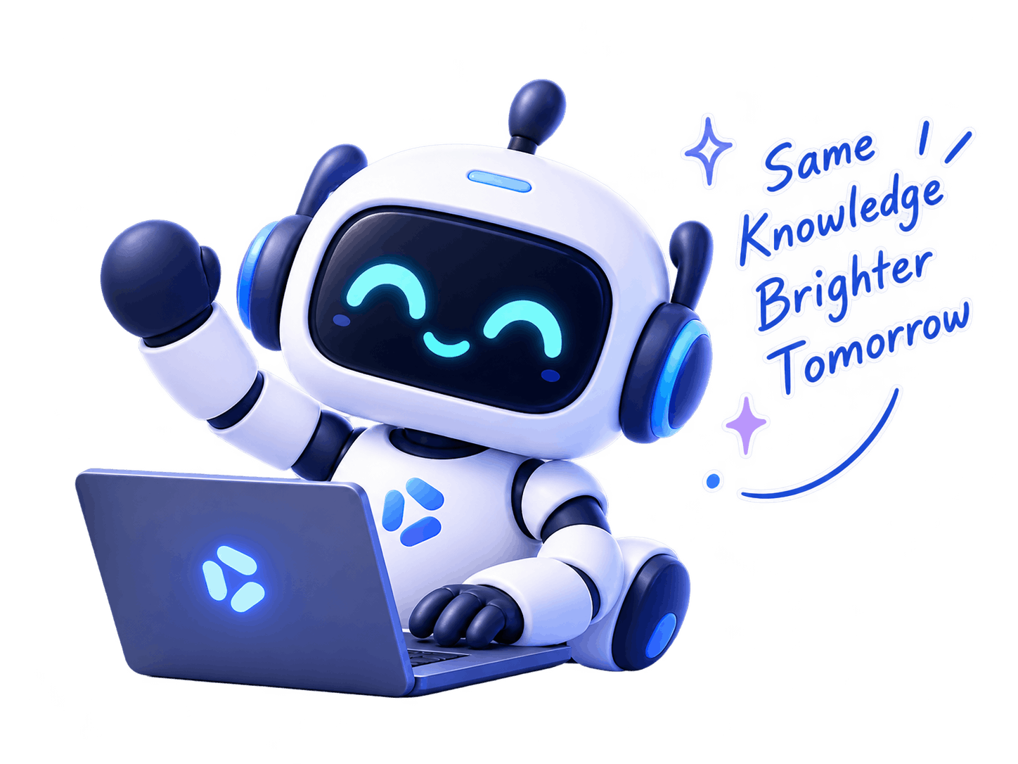 Ilustrasi robot siap menjelajah dunia teknologi
