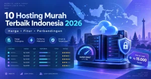 10 hosting murah terbaik Indonesia 2026 dengan perbandingan harga, fitur, performa dan keamanan
