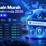 10 domain murah terbaik Indonesia 2026 dengan perbandingan harga .COM dan .ID