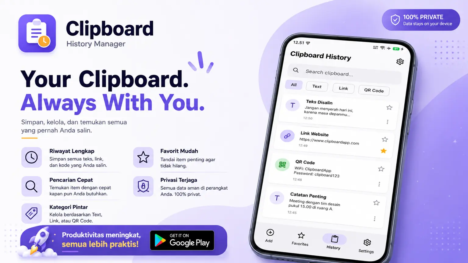 Review Clipboard Manager Android Xiura: Fitur & Kekurangan